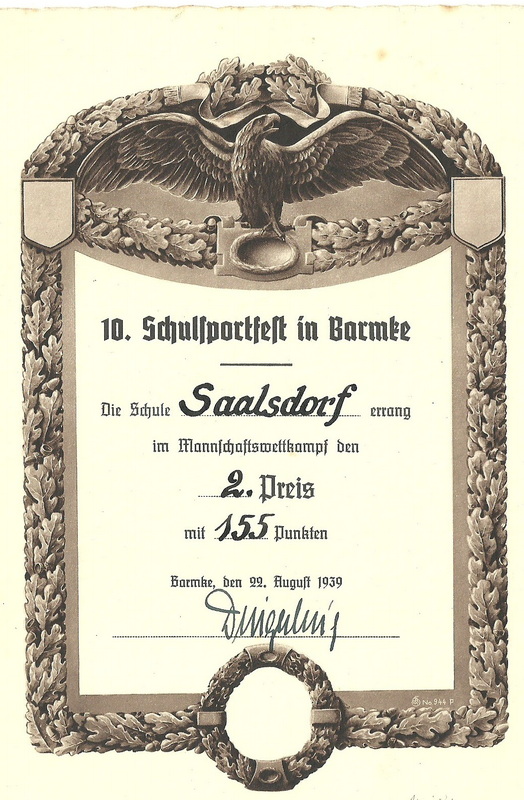 1939 Schulsportfest Barmke1