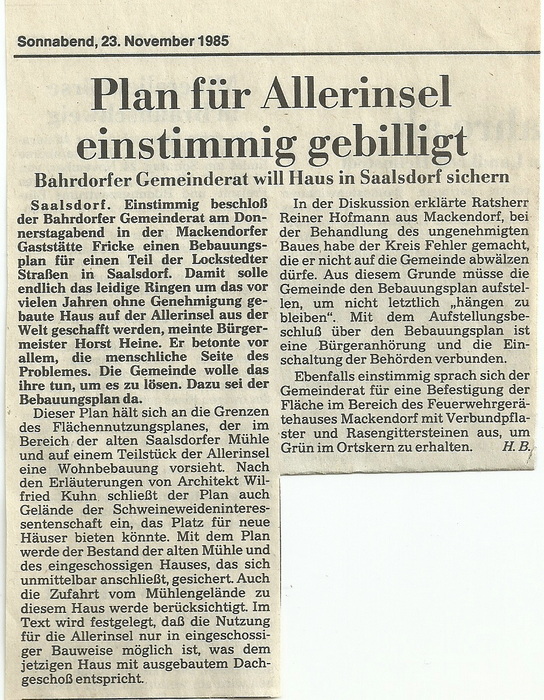 1985 Allerinsel rettenneu