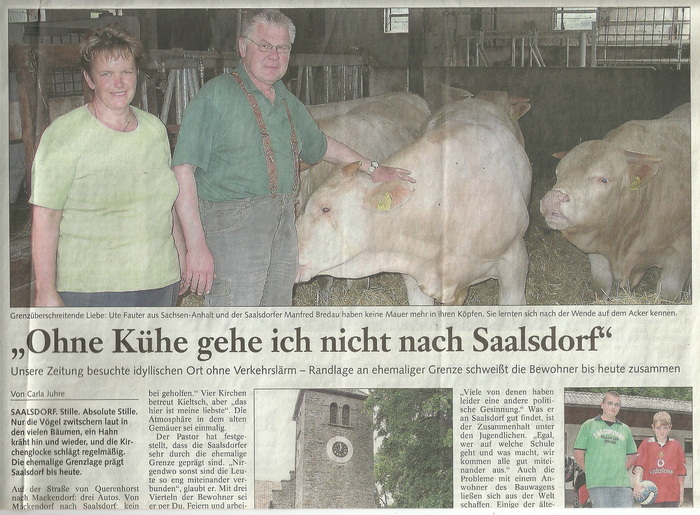 2007 Saalsdorf Info Blatt Landkreis HEneu