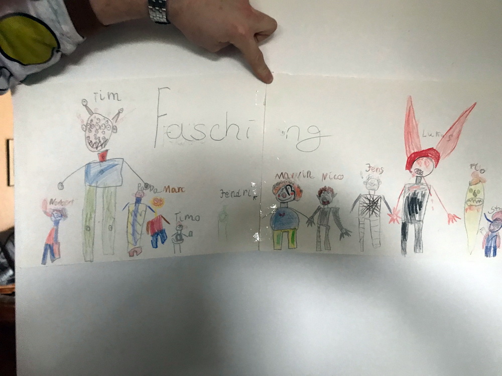 2020 Fastnacht Kinderzeichnung Maskenumzug 1