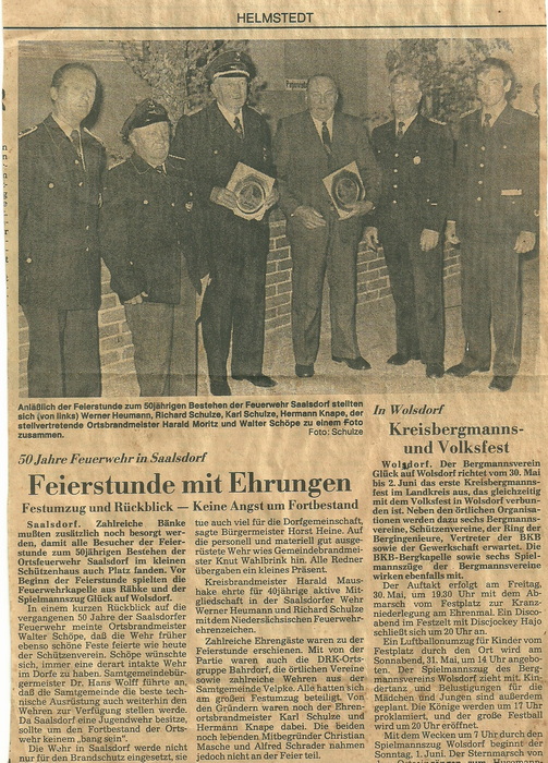 1986 Feuerwehr 50 Jahre neu