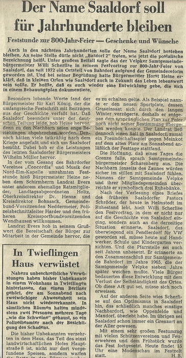 1979 800 Jahre Saalsdorf 0 1