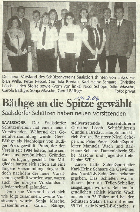 2004 Schutzenverein Vorstand 0neu